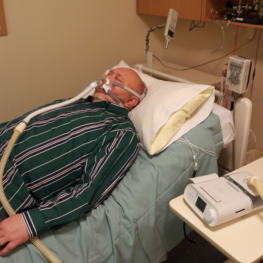 Sleep apnoea patient David Cahoon
