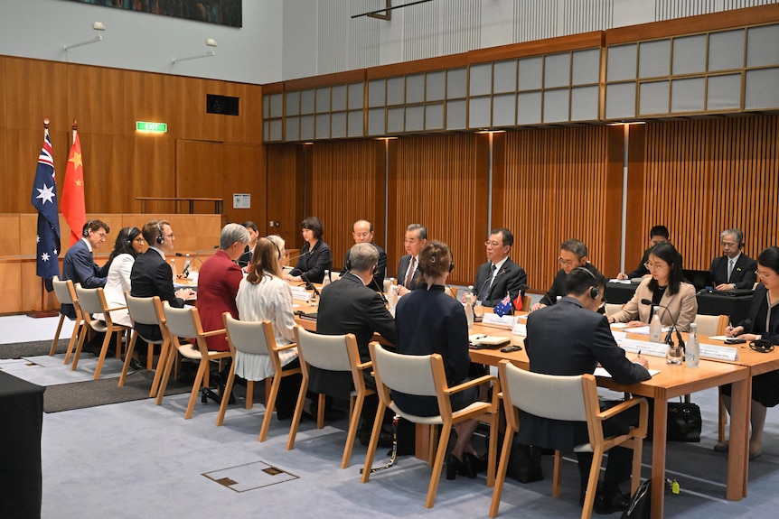 第七轮澳中外交与战略对话在澳大利亚首都堪培拉举行。