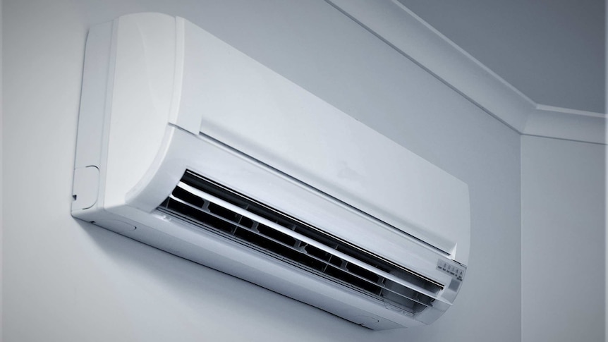 Wall-mounted indoor unit of split-system air conditioner.
