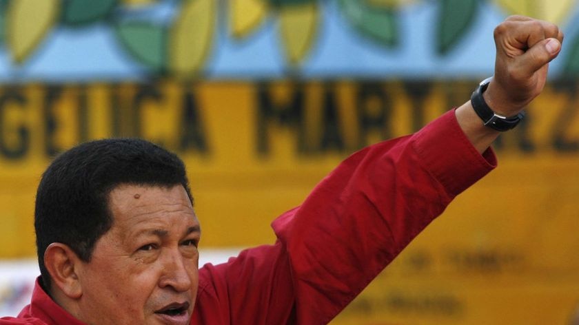 Venezuelan President Hugo Chavez