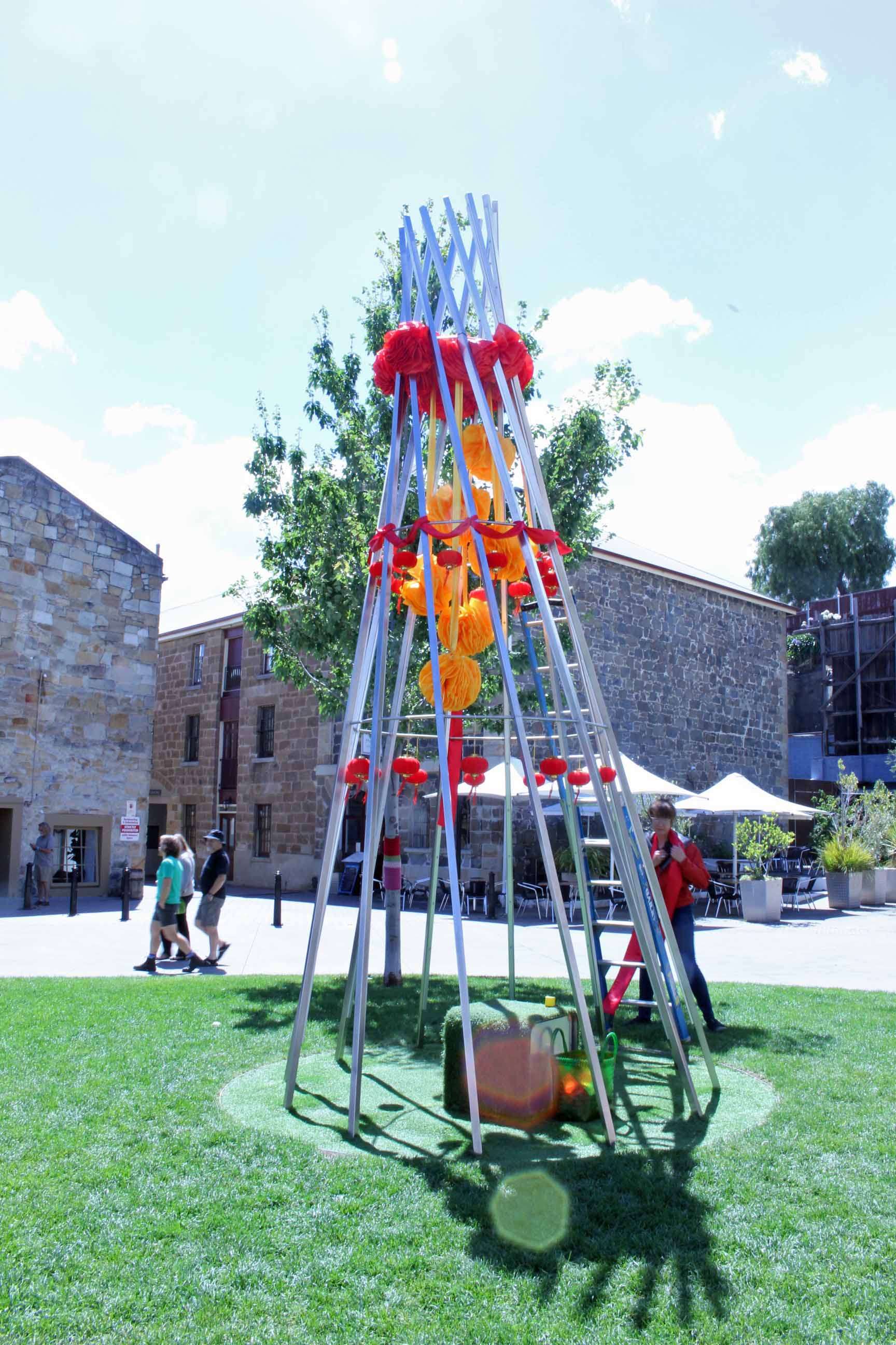 Hobart's controversial metal Christmas tree to stay allyear round