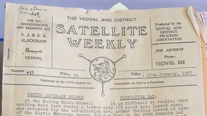 Early edition of Yeoval's Satellite Weekly