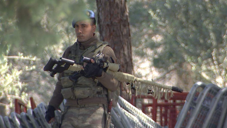 Turkish security personnel