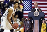 Ben Simmons and Barack Obama