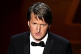 Director Tom Hooper accepts the Oscar for directing for The King's Speech