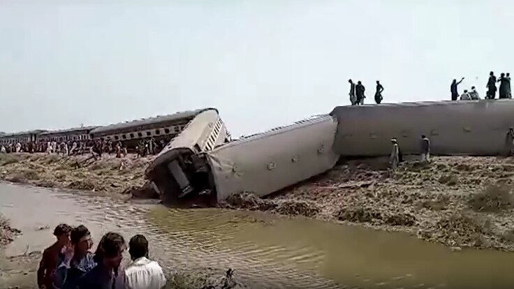 Bei der Entgleisung eines pakistanischen Personenzuges kommen in der südlichen Provinz Sindh des Landes 25 Menschen ums Leben