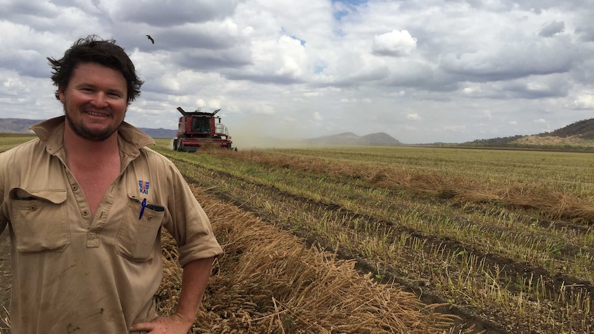 Farm manager Luke McKay