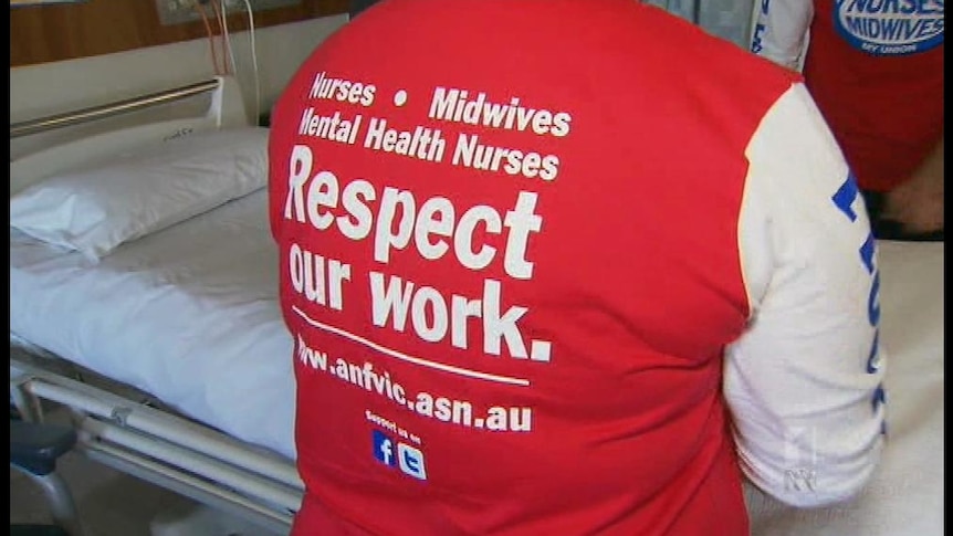 Nurses take industrial action