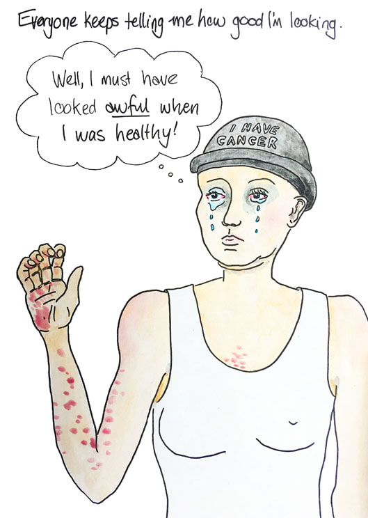 Breast cancer cartoon