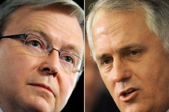 Kevin Rudd and Malcolm Turnbull