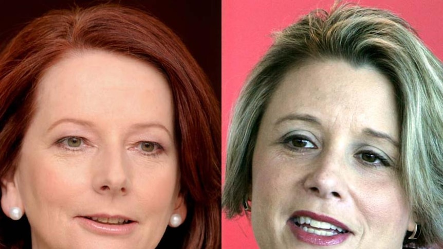 LtoR Prime Minister Julia Gillard and NSW Premier Kristina Keneally