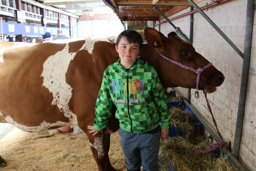 Harrison Bailey at the Royal Adelaide Show