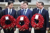 UK political leaders mark VE Day in London