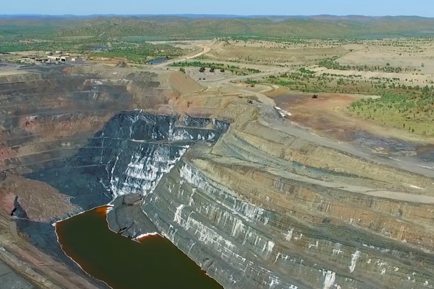 open cut mine in the Gulf of Carpentaria