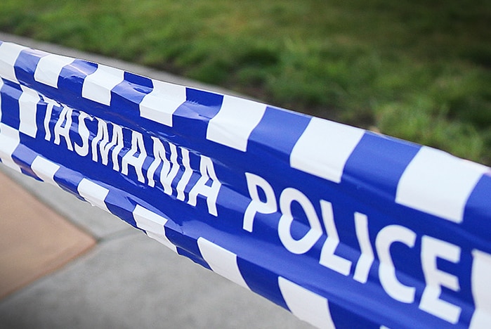 Tasmania Police scene tape, generic image.