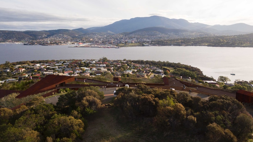 Simulation of Hunter Developments project at Rosny Hill, Tasmania