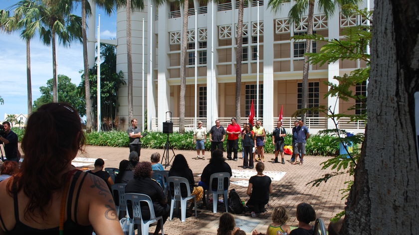 Protest against Muckaty