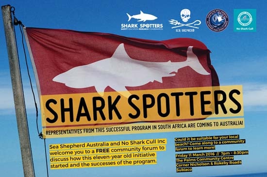 Shark Spotters flag