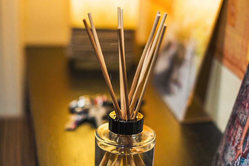 Incense sticks in a jar