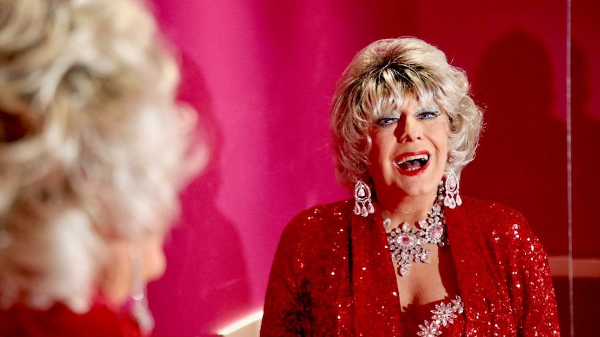 Adelaide drag queen Roger Shepard in character as Rouge