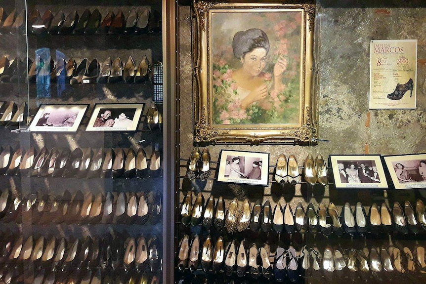 thermometer slogan brain Imelda Marcos shoe museum: The excess of a regime that still haunts the  Philippines - ABC News