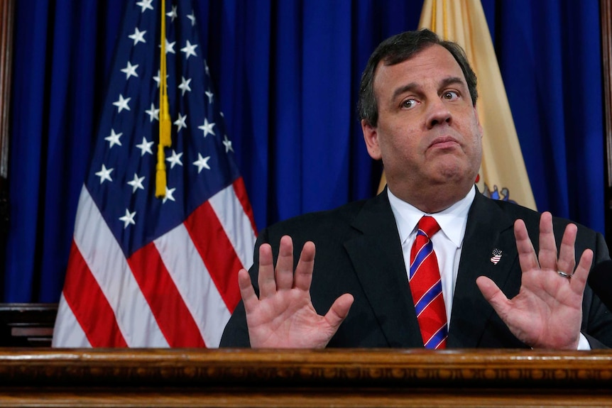 New Jersey Governor Chris Christie