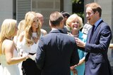 Prince William meets youth leaders at Admiralty House