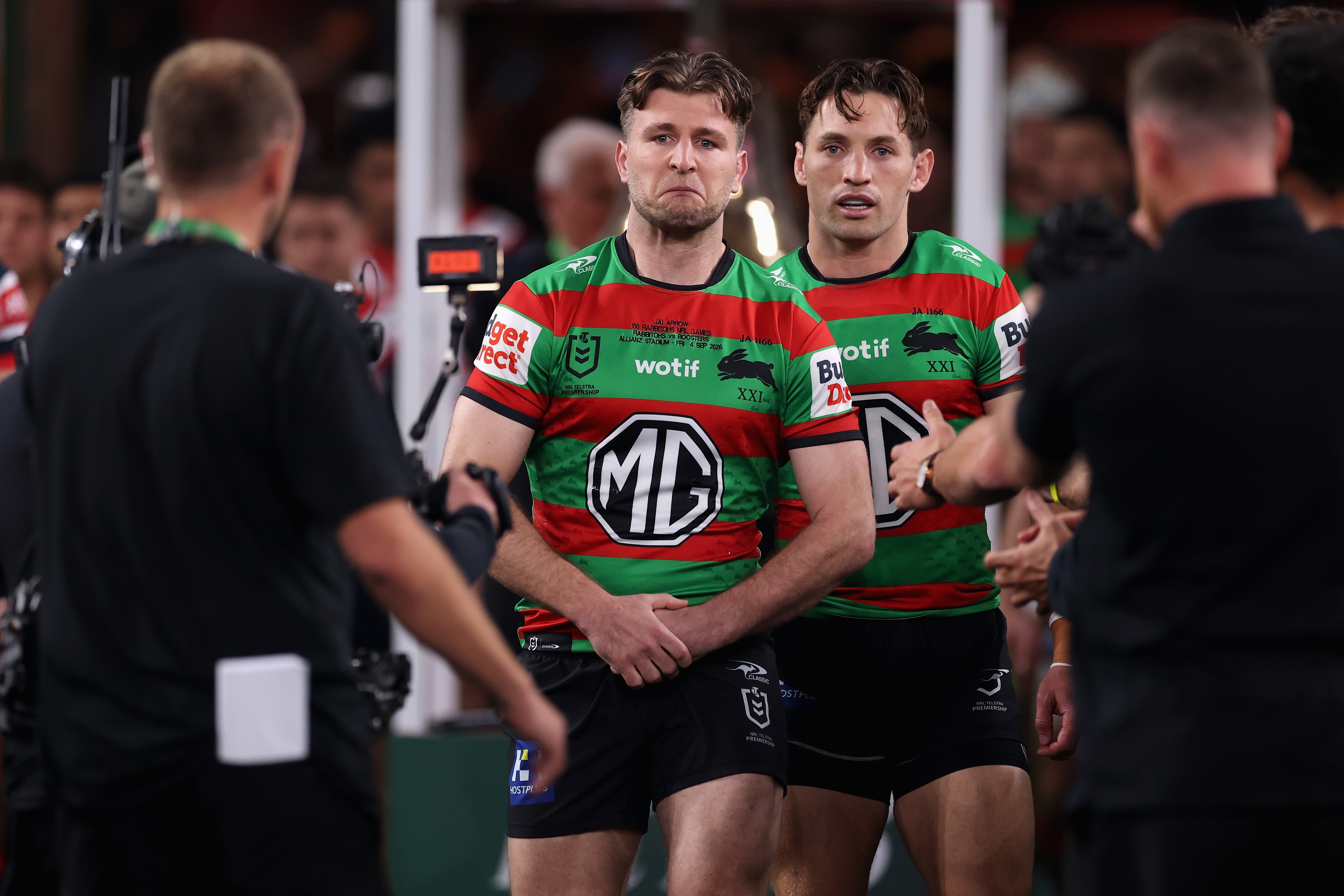 Live: Tears flow as Jai Arrow makes his ceremonial 100th Souths appearance