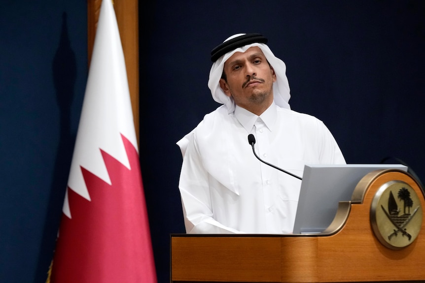 Qatar's Prime Minister and Foreign Minister Mohammed bin Abdulrahman Al Thani.