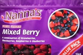 Nanna's mixed berry packet