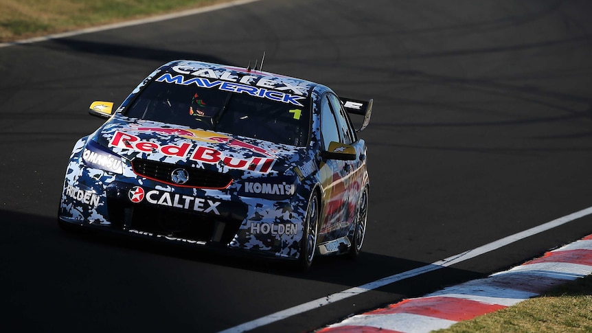 Jamie Whincup during Bathurst warm-up