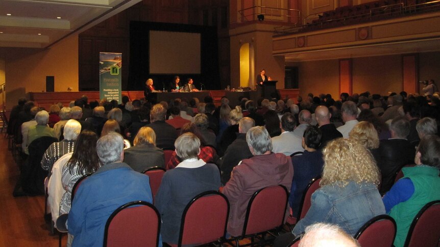 About 200 people attended last night's debate at Newcastle City Hall.