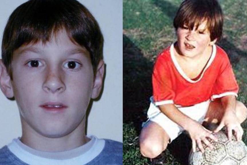 Lionel Messi as a child in Argentina