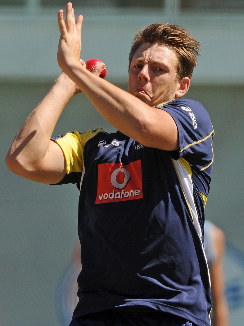 File photo of James Pattinson in training gear