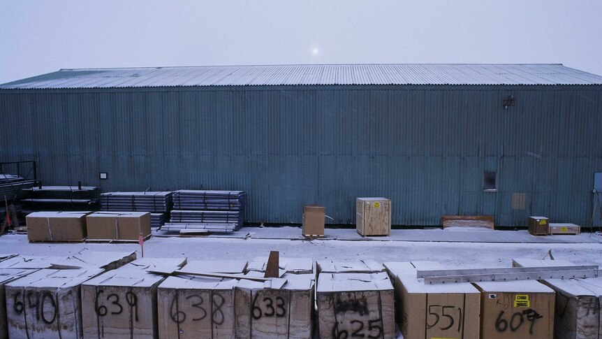 A tin shed in McMurdo