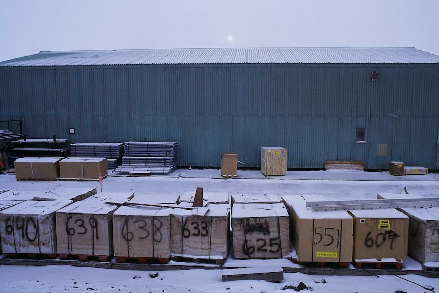 A tin shed in McMurdo