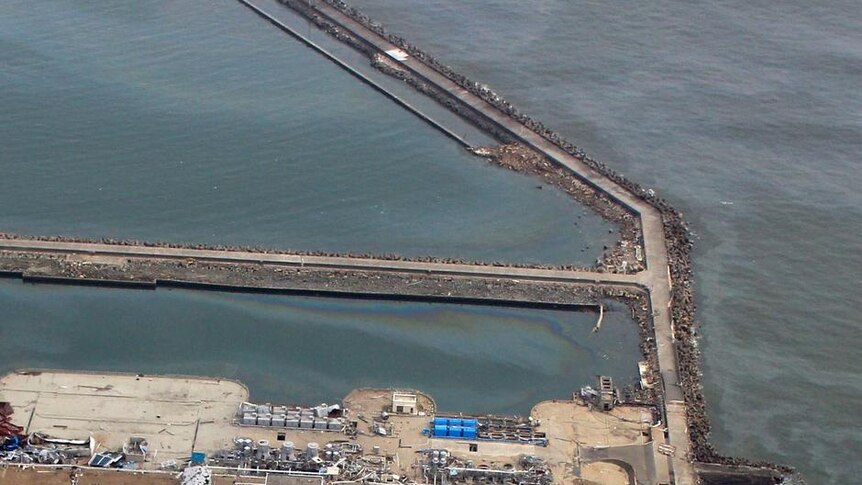 Aerial photo of the Fukushima Daiichi nuclear plant taken on March 20, 2011
