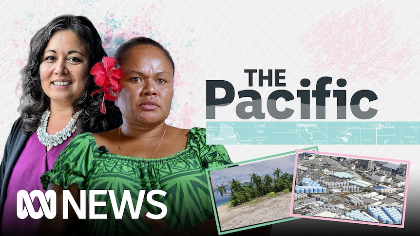 Two women look at the camera in a thumbnail image for The Pacific program.