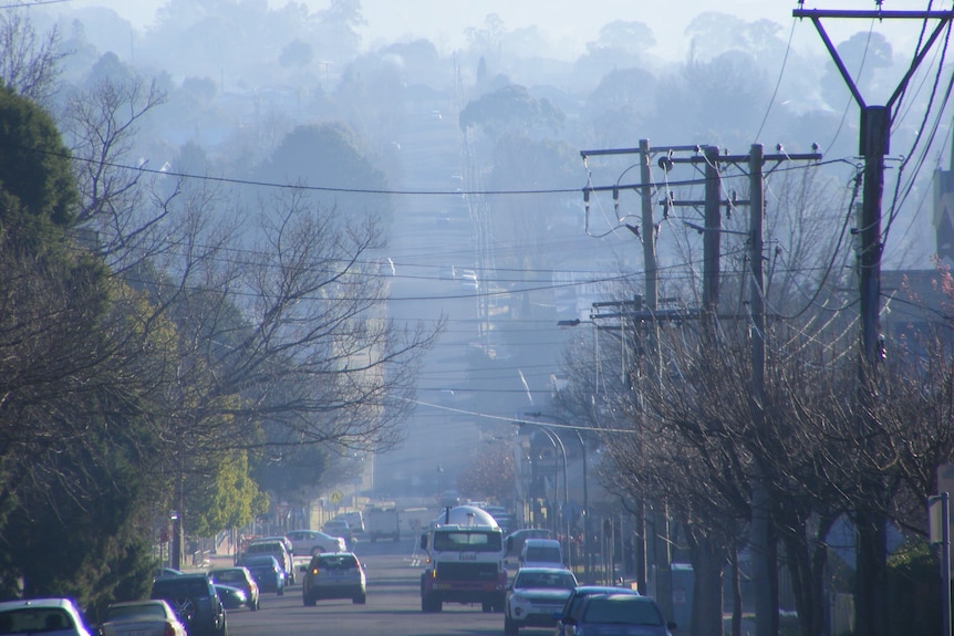 The smoke in Armidale