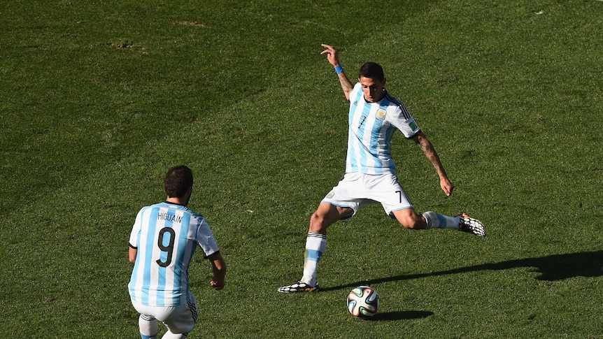 Angel Di Maria strokes home Argentina's winner