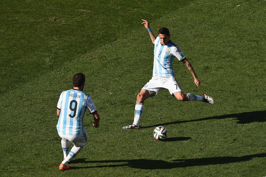 Angel Di Maria strokes home Argentina's winner