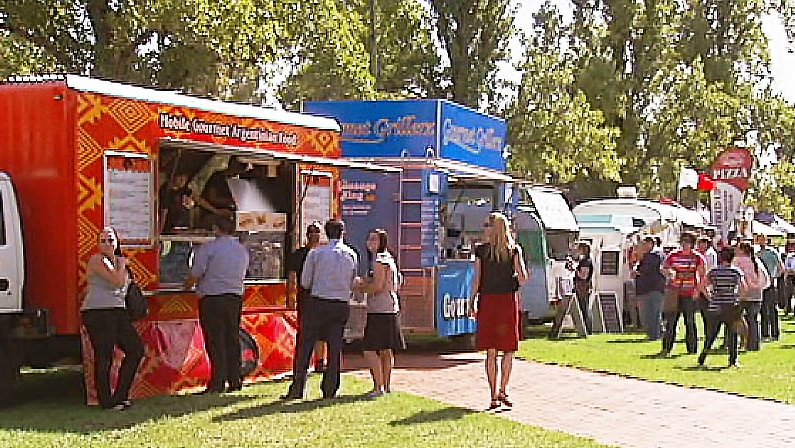City food vans have proved popular