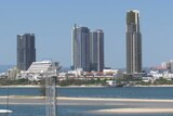 High-rise buildings at Southport on the Gold Coast.