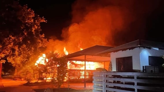 Lithium battery warning after fire destroys Perth family's dream new Broome home