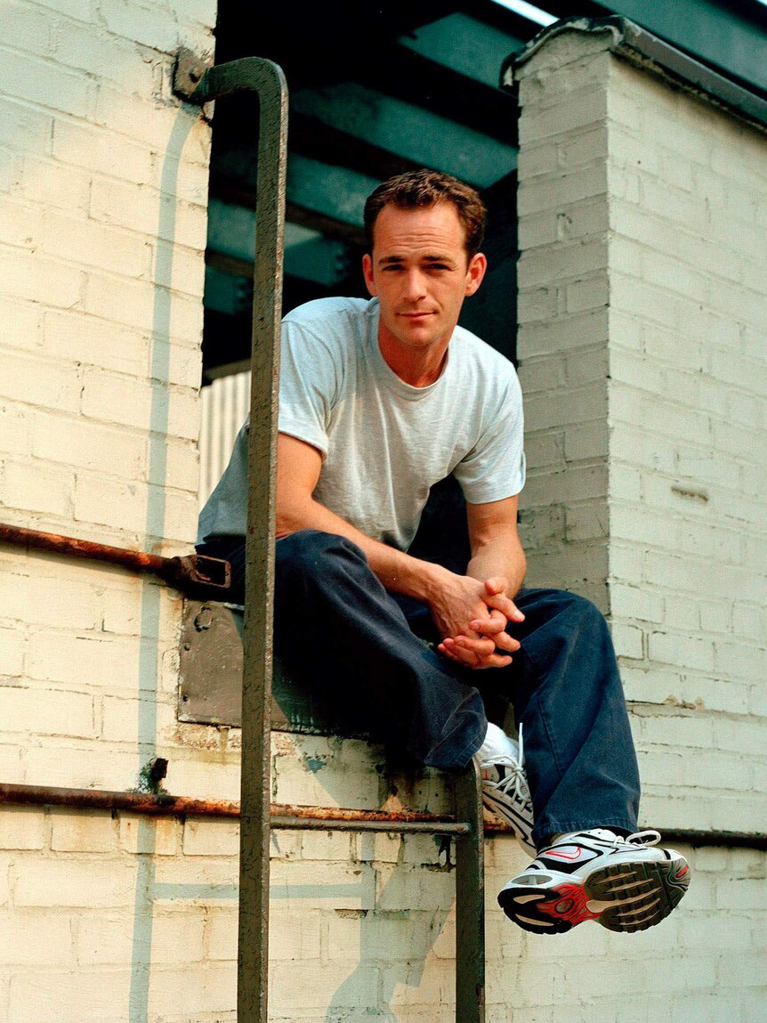 Actor Luke Perry during a 2001 interview in New York.