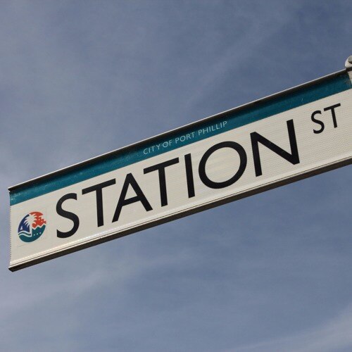 Station Street sign