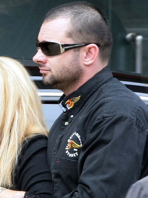 Peter Zervas arrives for the funeral of his brother Anthony Zervas