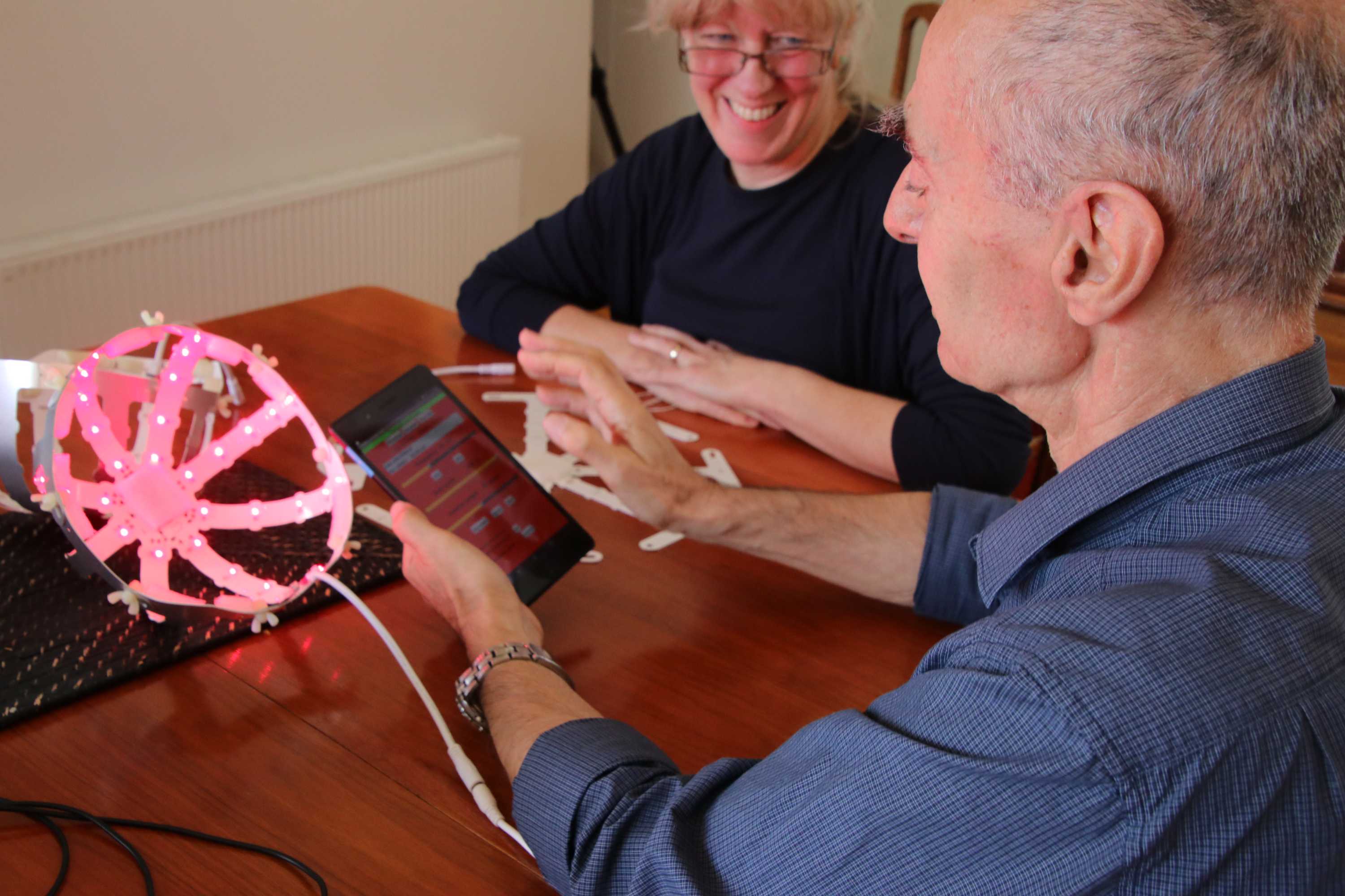 Tasmanian red light helmet treatment for Parkinson's disease symptoms