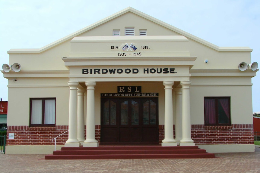 A photo of the front of Birdwood House in Geraldton in Western Australia
