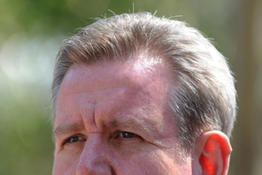 Headshot of Barry O'Farrell speaking